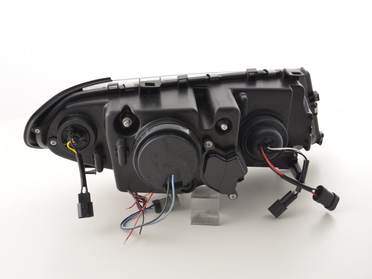 Scheinwerfer Set BMW 3er E46 Limo/Touring 02-05 schwarz Scheinwerfer Set BMW 3er E46 Limo/Touring 02-05 schwarz